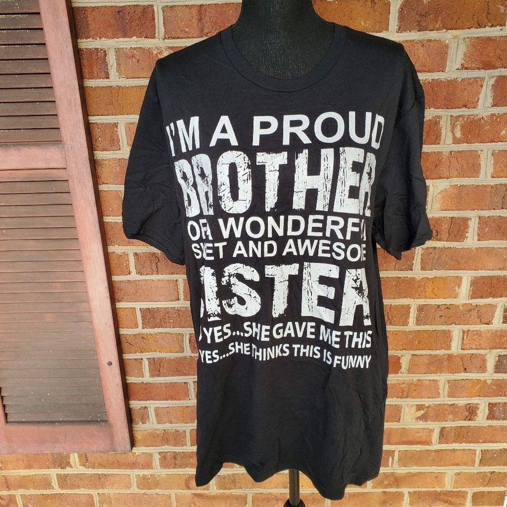 NWT Men's Proud Brother t-shirt